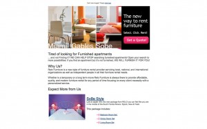 Relo Furniture Email Design