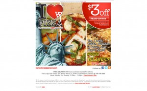 I Love Pizza Email Design