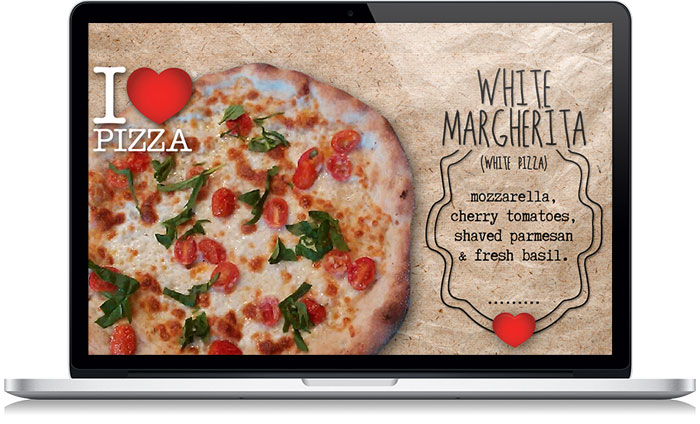 I Love Pizza = Store Screen Design by M&O