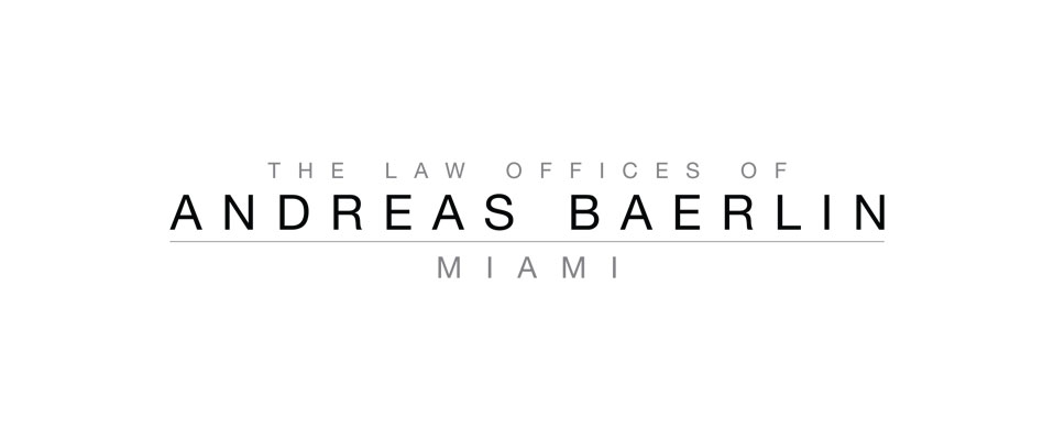 Law Offices of Andreas Baerlin - Logo Design by M&O