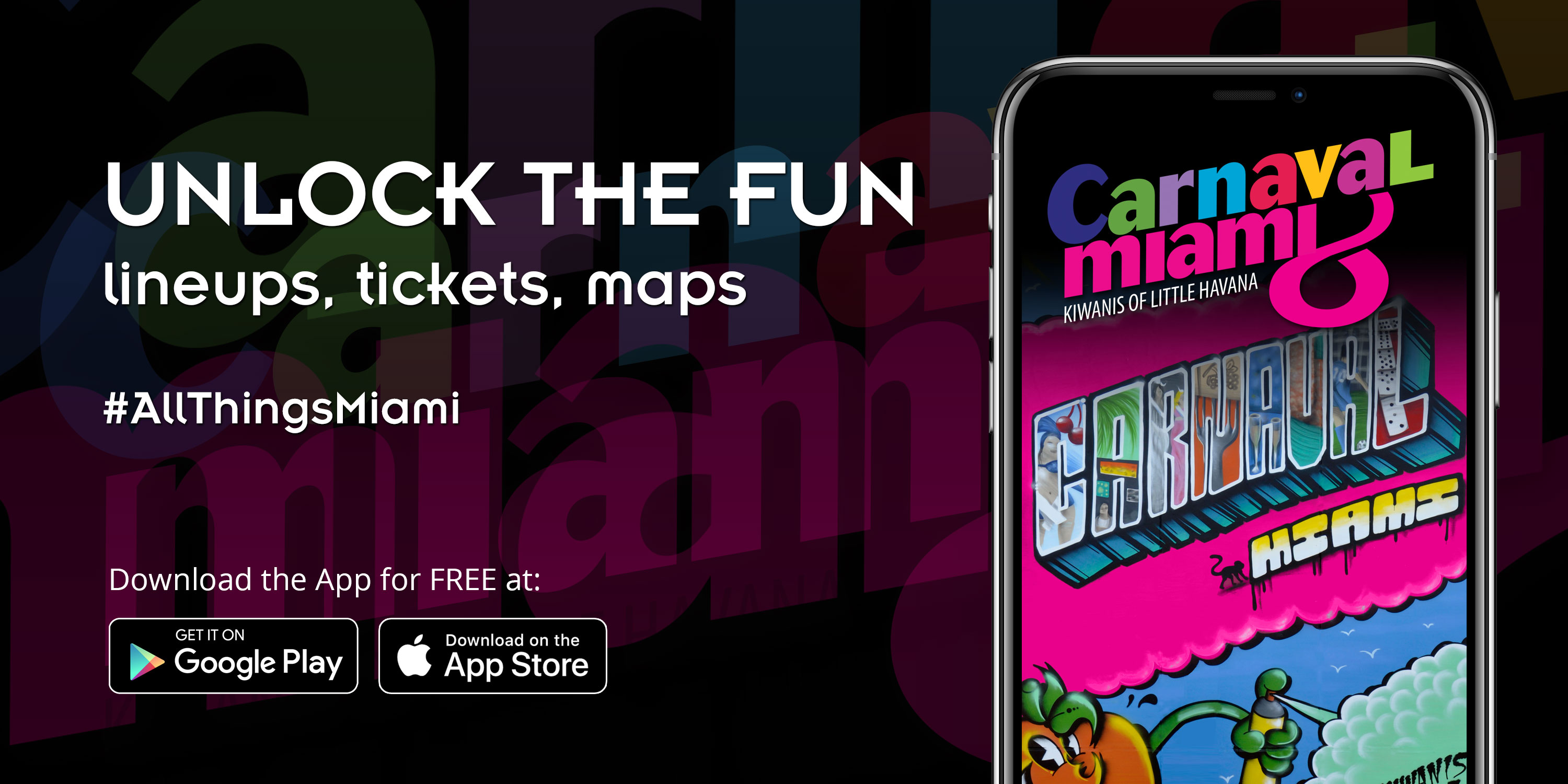 App Design for Carnaval Miami