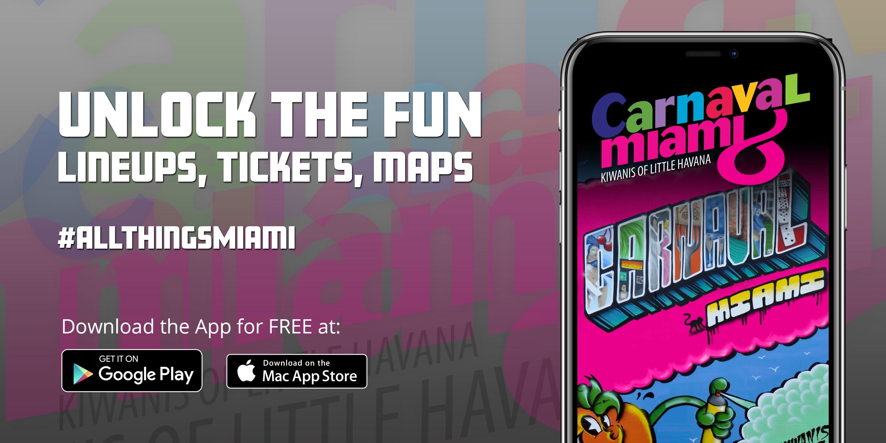 App Design for Carnaval Miami