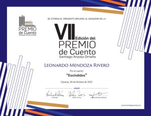 Premio Santiago Anzola Omaña - Diploma Design